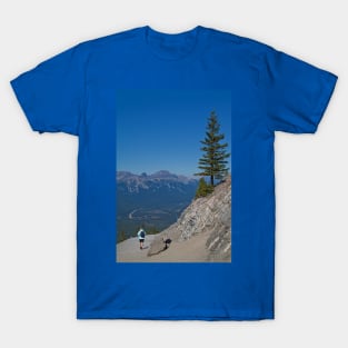 Canada. Banff National Park. Sulphur Mountain. Loneliness of Two. T-Shirt